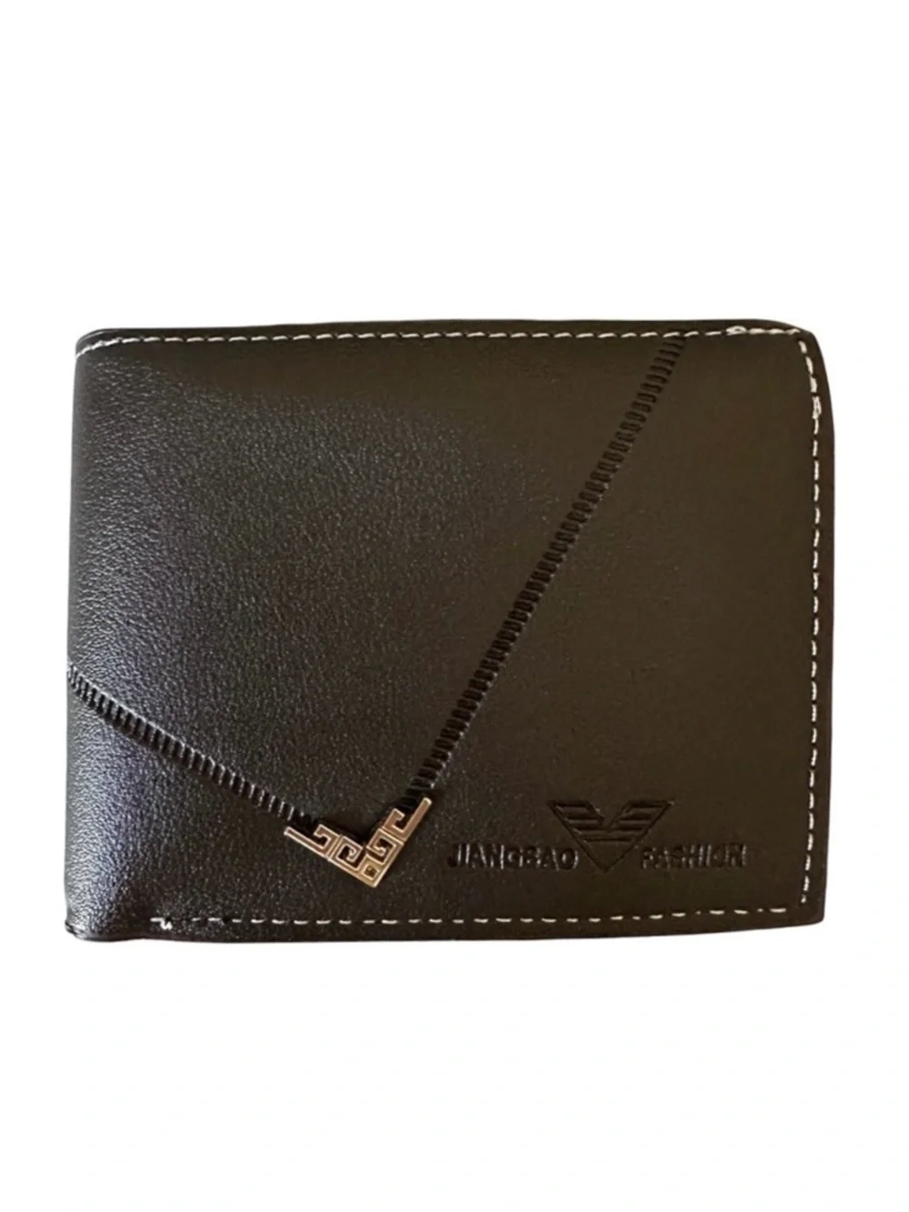 Dark Brown PU Leather Wallet Card Holder Slim Bifold Minimalist Men’s Wallet